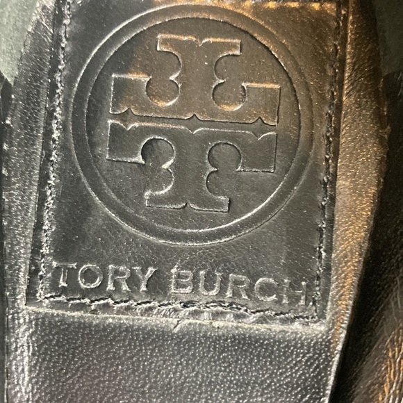 Tory Burch Kaitlin Quilted Leather Gold Toe ballet slip-on flats 6.5 Luxury - Picture 13 of 16